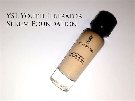 ysl youth liberator serum foundation 测评|youth liberator serum foundation.